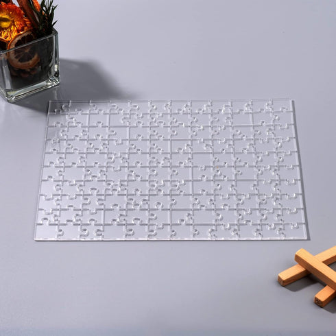 Clear Hard Puzzle Jigsaw, 120 Piece Difficult Challenge Game for Adults and Children