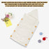 2FY2SW Symphony Wire Newborn Baby Wrap Swaddle Blanket, Kids Wool Knit Swaddle Kids Sleeping Bag Stroller Wrap Sleep