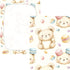 SEHANY 52"x28" Cute Cartoon Bear Fitted Crib Sheet - Soft Breathable Cotton Baby Crib Sheets for Standard Crib