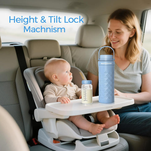 NATGOVOD 22oz Travel,24H 2pcs Portable Breast Milk Cooler for Ice-Free Cooling Breastmilk Storage Bottles Container