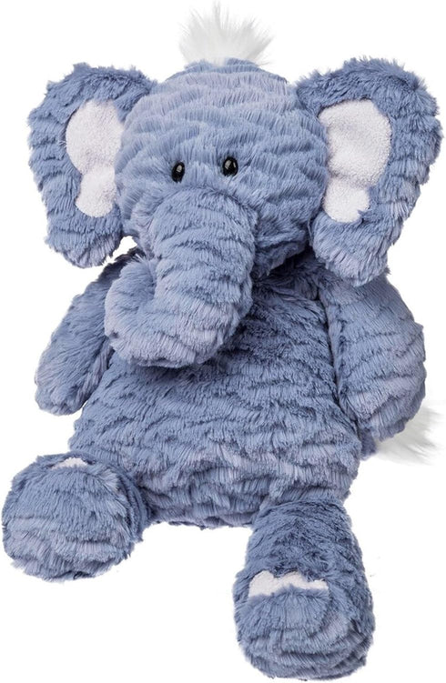 Mary Meyer Stuffed Animal FabFuzz Soft Toy, 13-Inches, Small Indigo Elephant
