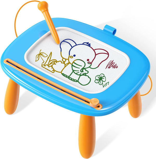 Seimome Toddlers Toys Ages 1-3, Magnetic Drawing Board, Doodle Board Pad Learning