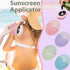 Generic Sunscreen Applicator - Portable - BPA-Free Refillable Roll on Sponge Sunscreen, Suncream & Lotion Applicator