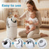 GIFZES 15L Odor Proof Diaper Pail, Large Capacity Portable Plastic Trash Can, Airtight Diaper Disposal Bin