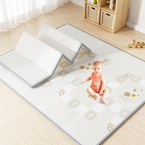 Mloong 71x59inch Baby Playmat, Play Mat for Floor, Large Playmat for Babies and Toddlers,Indoor Kids Carlwing