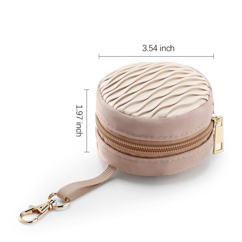 vosmles Pacifier Holder Case with Clip - Pacifier CharmPod with Clasp for Mom Bag Easily Attach to a Diaper Bag