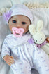 16inch 3+ SCOM Baby Dolls, Realistic Baby Dolls Cute Soft Body Baby Doll Real Life Baby Doll Silicone Lifelike Baby