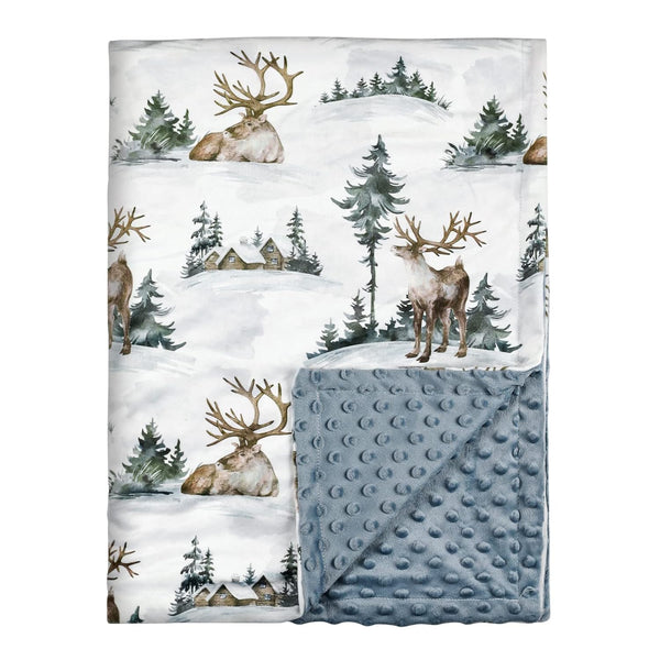 Baby Blankets for Boys and Girls, Deer Super Soft Nursery Minky Blanket