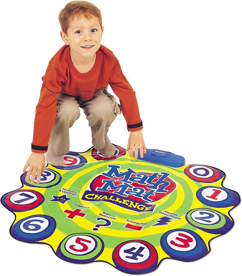 Learning Resources Math Mat Challenge Game, Multi-color, 32 Dia in