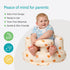 Solens Inflatable Baby Seat for Sitting Up with Tray & Back Support, Baby Sit Up Chair with Built-in Air Pump