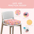 Toddler Booster Seat for Dining Table,Portable Kids Booster Seat - Adjustable, Non-Slip, Lightweight & Easy to Clean
