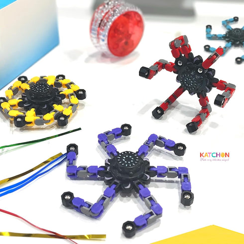 Pack 24 8-12, KatchOn, Transformable Fidget Toys Bulk - of | Robot Fidget Spinners Pinata Stuffers for Kids, Party