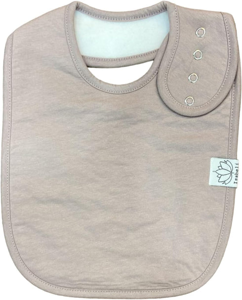 Toddler Organic Cotton Bibs, Unisex Large for Feeding and Drooling, Adjustable