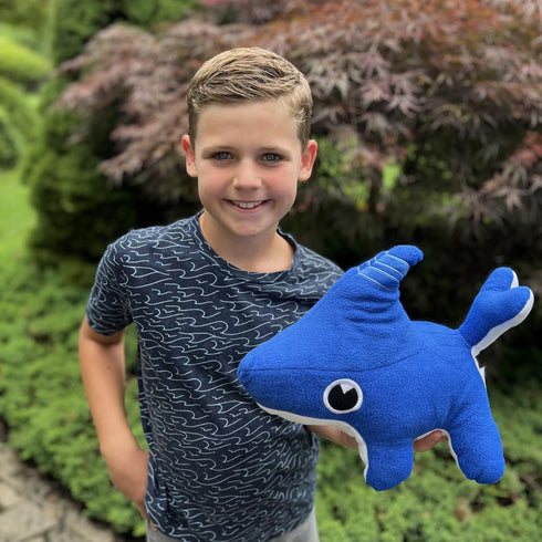 Tezituor Baby Shark Dog Plush Toy, 15'' Shark Puppy Stuffed Animal, Shark Dog Toy