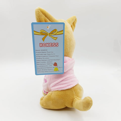 8” Stuffed Chihuahua Plush Dog, Realistic Simulation Plush Toys, Cute Pet Present Gift for Girls/Boys Christmas New Year