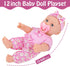 12 Inch Backpack Accessories,12" Set 3+ UZIDBTO Baby Dolls with Carrier Can Store Doll Clothes and Reborn Baby Doll