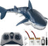 1:18 6+ TEMI Remote Control Shark Toys, High Simulation Scale Fish with Light and Spray Water for Lake Bathroom Pool