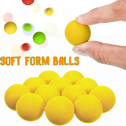 Sumind 48 Pieces Foam Balls, Soft Foam Bullet Replacement Refill Pack for Blasters Guns, Birthday Party Favors, Red,