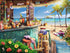 1500 Ravensburger - Beach Bar Breezes - Piece Jigsaw Puzzle - Vivid, Quaint Imagery of a Beachside Tiki Bar - Colorful
