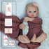 18 Inch 3+ KSBD Reborn Baby Dolls - Realistic Baby Doll Girl, Real Life Baby Dolls with Cute Soft Vinyl Body, Real Baby