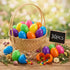SAILYLENCEY 30 2.36 inch 6 Pieces Premium Plastic Easter Eggs for Easter Basket Stuffers - Fillable & Reusable Easter
