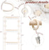 (Beige-1) POVETIRE Baby Headband Holder, Hair Bows and Accessories Storage Organizer, Wall Hanging Decor for Nursery