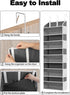 1 Pack Over The Door Storage Organizer with 5 Pockets, 10 Mesh Pockets, 44 lbs Capacity for Bedroom, Bathroom, Nursery