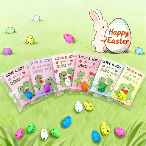 UJZJPEX kids,24 Pack kids easter basket stuffers,,easter egg fillers,easter cards for kids classroom,easter gifts