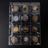 Uncle Paul Coin Collecting Pages, 5 Sheets 12 Pockets Standard 9-Hole Coin Pocket Inserts, Collecting Sleeves for Coins