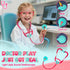 3-5, Doctor Kit for Kids, Pretend Play Medical Toy Doctor Cart, Doctor Toy for Toddlers Christmas Birthday Costume Role
