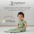 0.2 (8-24 ergoPouch Jersey Sleeping Bag TOG Arms-Out Baby Sleep Sack, Ideal Transition from Swaddling, Slim Fit Keeps