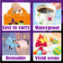 4 Sets of Halloween Reusable Sticker Books for Kids 2-4, Activities for Toddlers 1-3, Removable Jelly Stickers