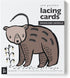 Wee Gallery Woodland Lacing Cards, Sewing Board and Travel Game for Toddlers, Montessori-Inspired Educational Craft