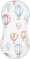 Watercolor Hot Air Balloons Muslin Baby Burp Cloths Set of 1, Super