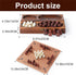 Hnefatafl Viking Chess Set Traditional Two-Player Strategy Board Game for Outdoor Adult/Child Travel
