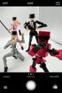 3D Printed Action Figure Mini-13, 6.65-inch Movable Toy with Accessories, Creative Desk Decoration (Red)