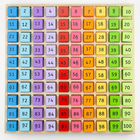 Bigjigs Toys Wooden Number Counting Tray, Educational Toys, Maths Games, Montessori Toys