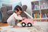 Pink Fire Engine Toy for Kids