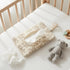 Dovbuqu Quilted Wipes Pouch, Diaper and Wipes Pouch with Adjustable Strap, Wipe Bag for Trolley Attachment and Diaper