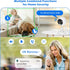 GUOANVISION 5G IP66 24/7 2 Pack Cameras for Home Security Indoor/Outdoor Camera for Dog/Cat/Pet/Nanny/Baby, Baby
