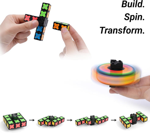 8 3 1 2x2 TOSY Magnet Fidget Spinner Mini - Blocks, in Toy: Transformable Fidget Spinner, Infinity Cube, Puzzle Cube