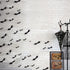 28pcs DIY Halloween Party Supplies PVC 3D Decorative Scary Bats Wall Decal Sticker - Black Halloween Eve Decor
