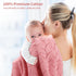 100% 43x35 Inches Baby Blankets Cotton Soft Airy Newborn Swaddle Infants Receiving Blanket for Crib Stoller Pink