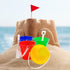 Playsets (Pack 12) 5.25" Set The Dreidel Company Beach Day of Sand Bucket Play Box Includes, Pail & Shovel Sand Toy