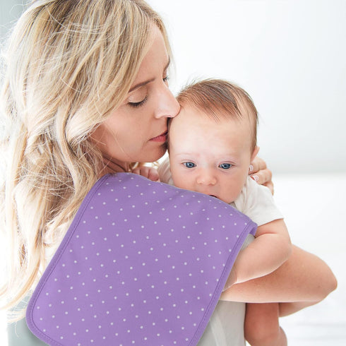 Burp Cloths for Baby Girls, Organic Cotton Large Extra Absorbent Soft Burping Rags, 8 Pack for Newborns