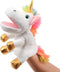 Hopearl Plush Unicorn Hand Puppet for Imaginative Play, Interactive Storytelling Toy for Kids, 12''