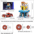1859PCS City Serving Station Mini Building Blocks, Creative Street View Architecture Sets for 14+ Boys, Girls, or Adults