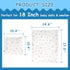 18 Inch Doll Bedding 2 Pc. Set, Reversible Print Baby Doll Bedding with Comforter & Pillow