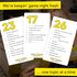 OFF TOPIC Adult Party Game Expansion Pack - 128 New Topics for Fun Board and Card Game Night