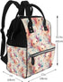 Qewfoju 2 Backpack Backpack Cute Axolotl Print Diaper Bag Large Capacity Diaper Baby Changing Bags